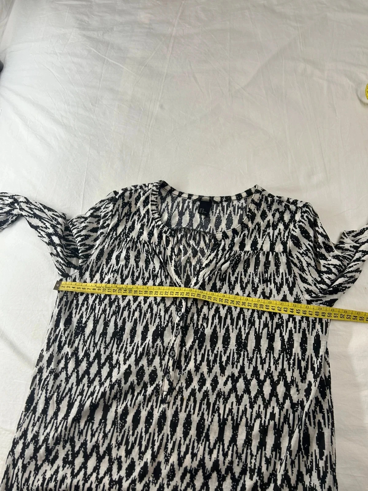 Vintage zwart-witte blouse h&m – photo 8
